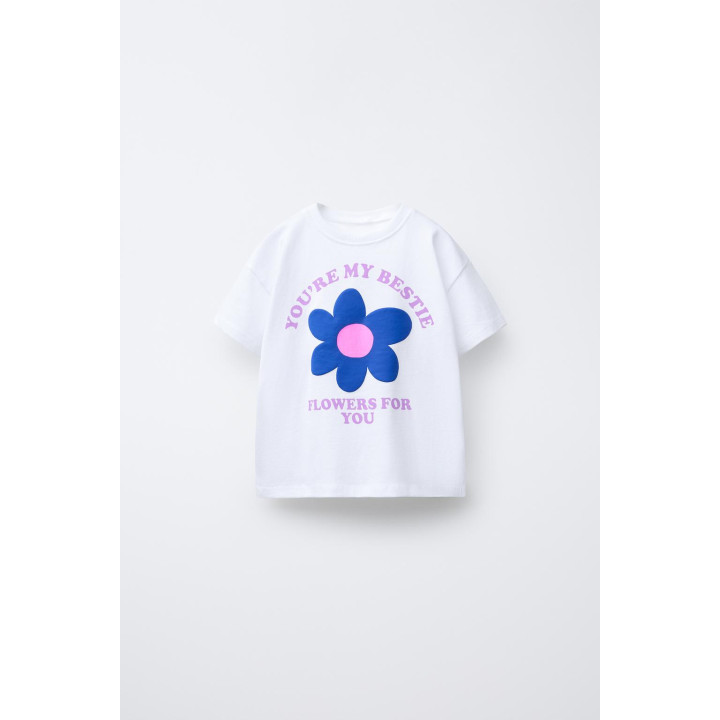 ФУТБОЛКА С РЕЛЬЕФНЫМ ПРИНТОМ