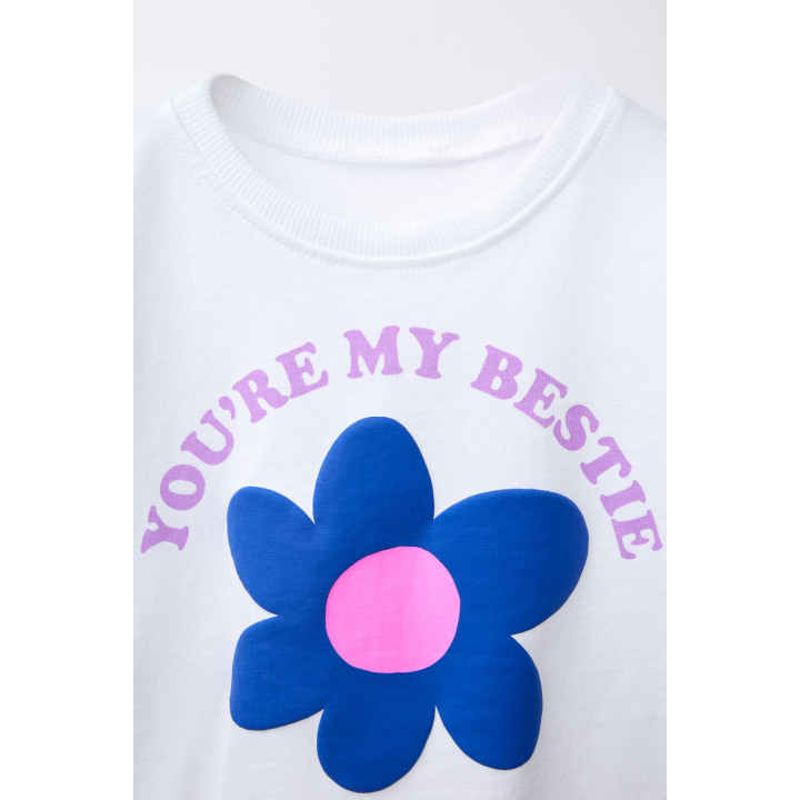 ФУТБОЛКА С РЕЛЬЕФНЫМ ПРИНТОМ