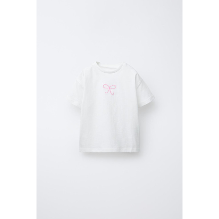 ФУТБОЛКА С ВЫШИВКОЙ И ТЕКСТОМ