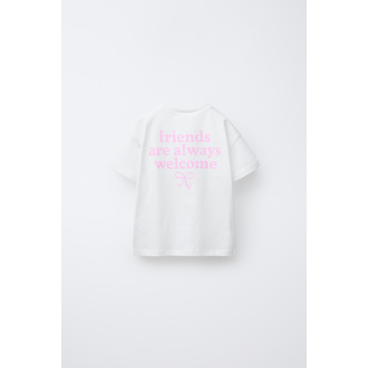 ФУТБОЛКА С ВЫШИВКОЙ И ТЕКСТОМ