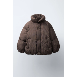 СТЕГАНОЕ ПАЛЬТО В КЛЕТКУ