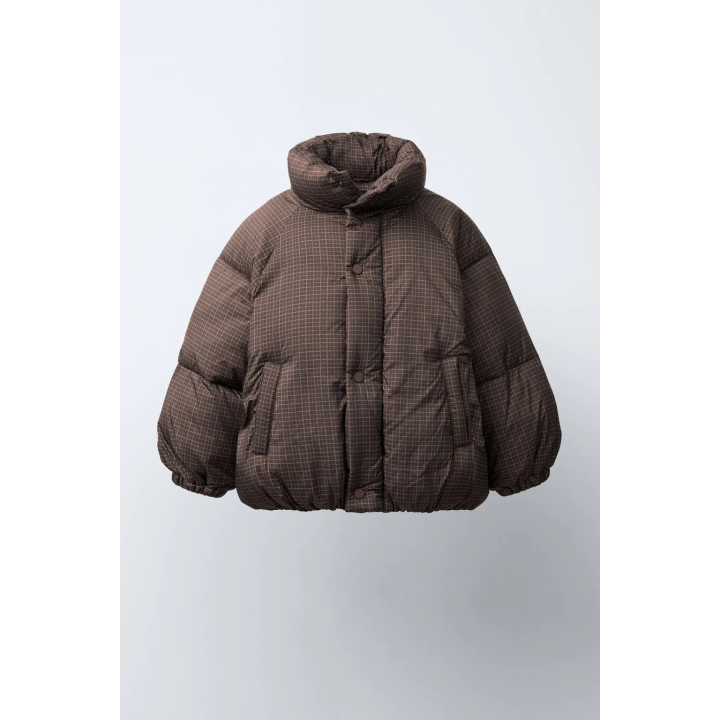 СТЕГАНОЕ ПАЛЬТО В КЛЕТКУ