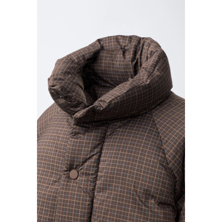 СТЕГАНОЕ ПАЛЬТО В КЛЕТКУ