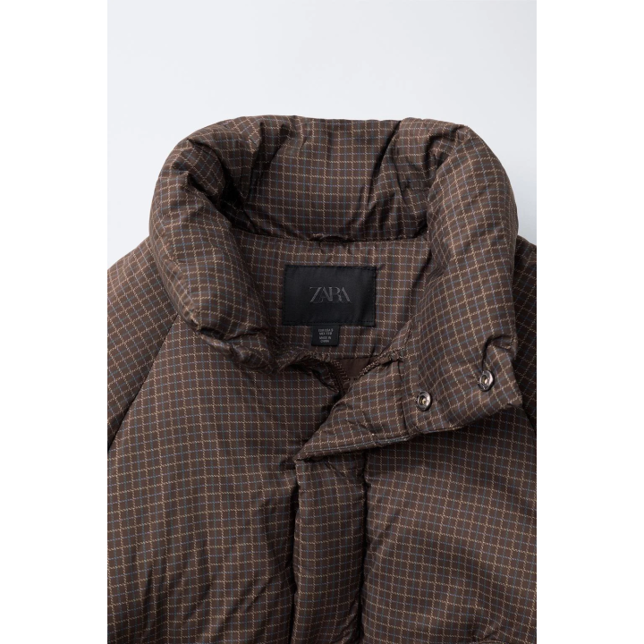 СТЕГАНОЕ ПАЛЬТО В КЛЕТКУ