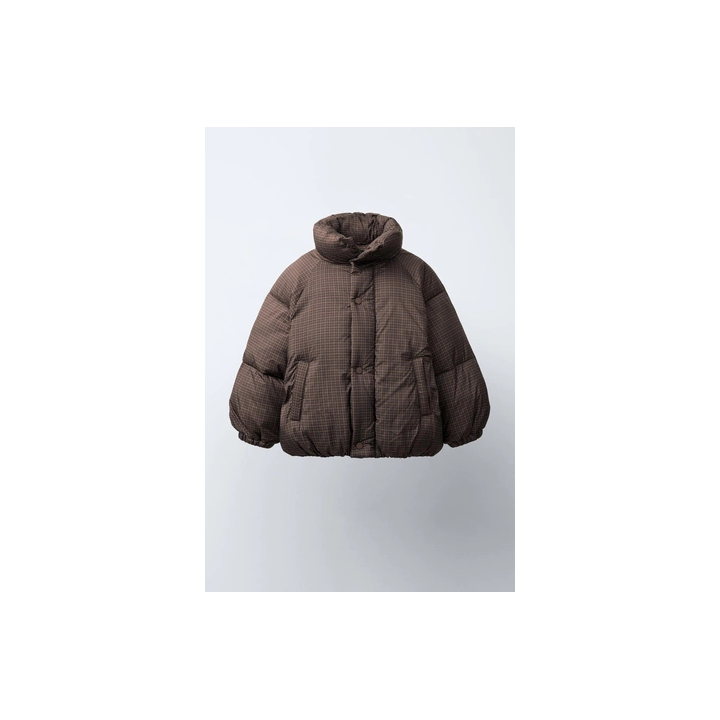 СТЕГАНОЕ ПАЛЬТО В КЛЕТКУ