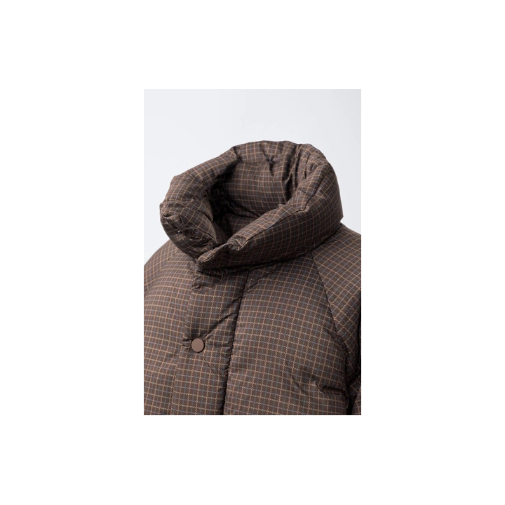 СТЕГАНОЕ ПАЛЬТО В КЛЕТКУ