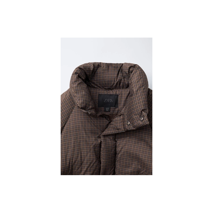 СТЕГАНОЕ ПАЛЬТО В КЛЕТКУ