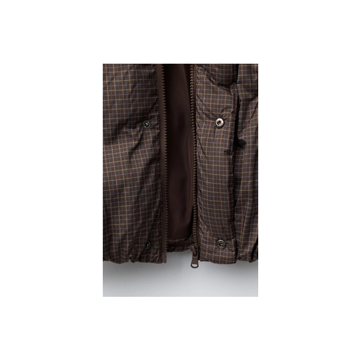 СТЕГАНОЕ ПАЛЬТО В КЛЕТКУ