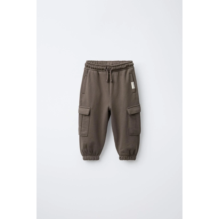 БРЮКИ-ДЖОГГЕРЫ КАРГО ИЗ МЯГКОЙ ТКАНИ