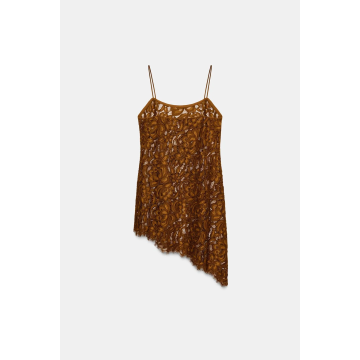 КРУЖЕВНОЙ ТОП НА БРЕТЕЛЯХ — ZW COLLECTION LIMITED EDITION