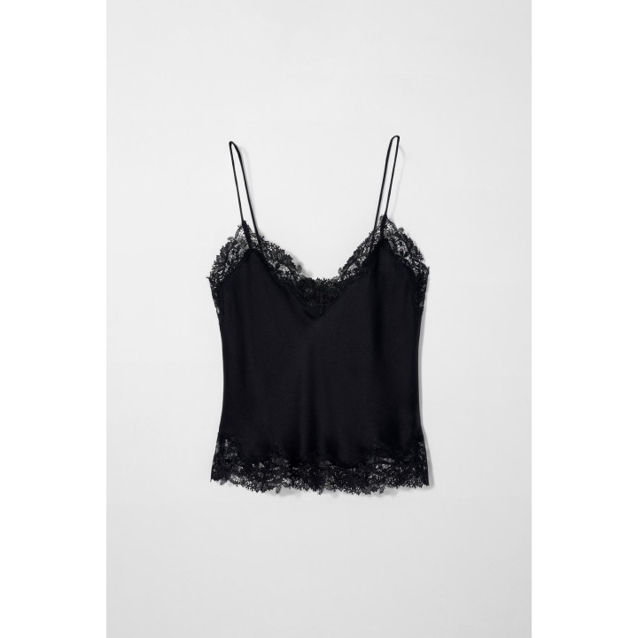 Шелковый топ-бюстье kate moss x zara