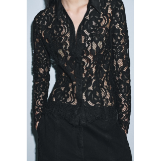 РУБАШКА С КРУЖЕВОМ ZW COLLECTION