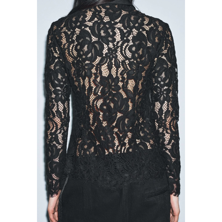 РУБАШКА С КРУЖЕВОМ ZW COLLECTION