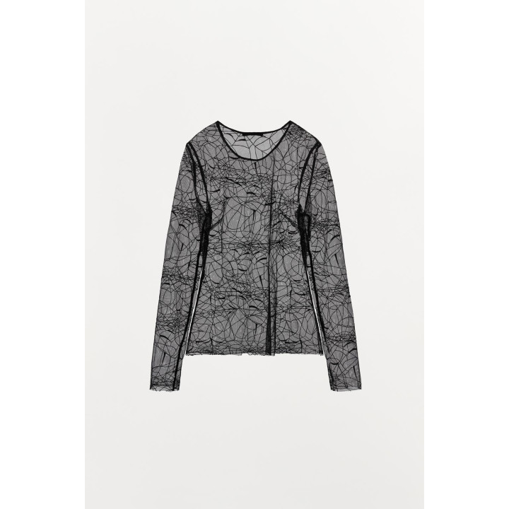 ПОЛУПРОЗРАЧНЫЙ ТОП «ПАУТИНА» LIMITED EDITION