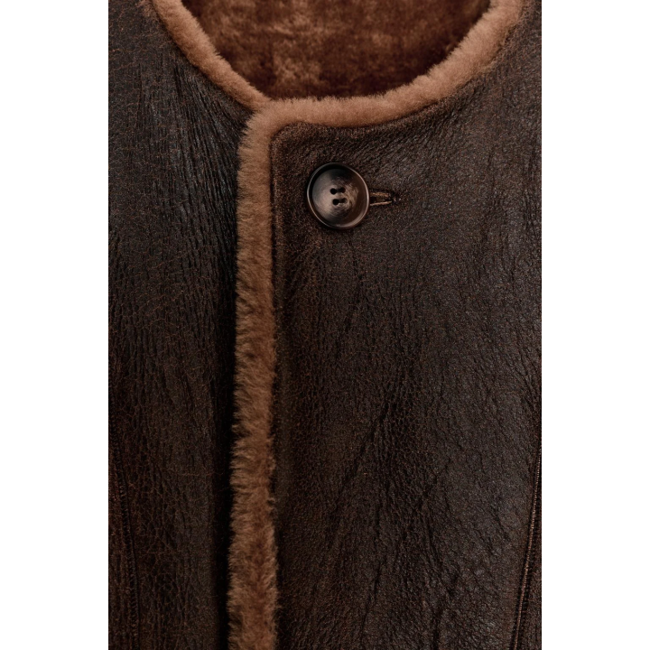 100% REVERSIBLE LEATHER COAT