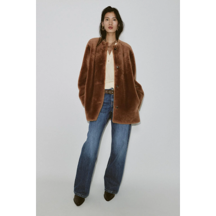 100% REVERSIBLE LEATHER COAT