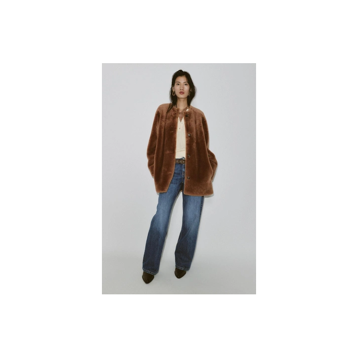 100% REVERSIBLE LEATHER COAT