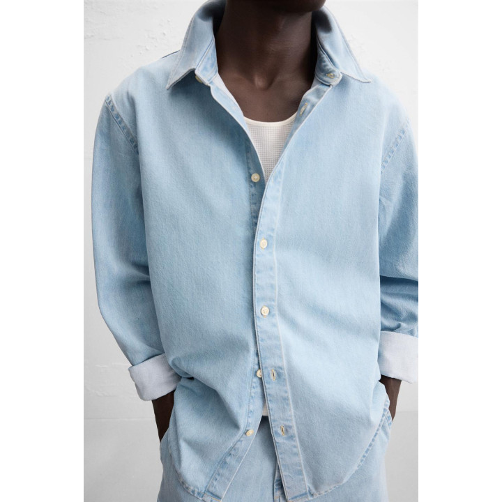 ДЖИНСОВАЯ РУБАШКА КЛАССИЧЕСКОГО КРОЯ
