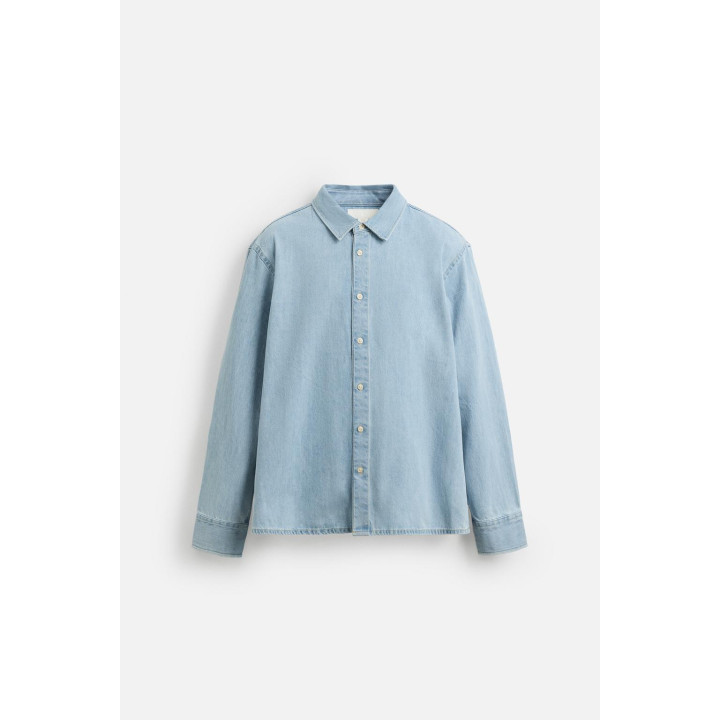 ДЖИНСОВАЯ РУБАШКА КЛАССИЧЕСКОГО КРОЯ