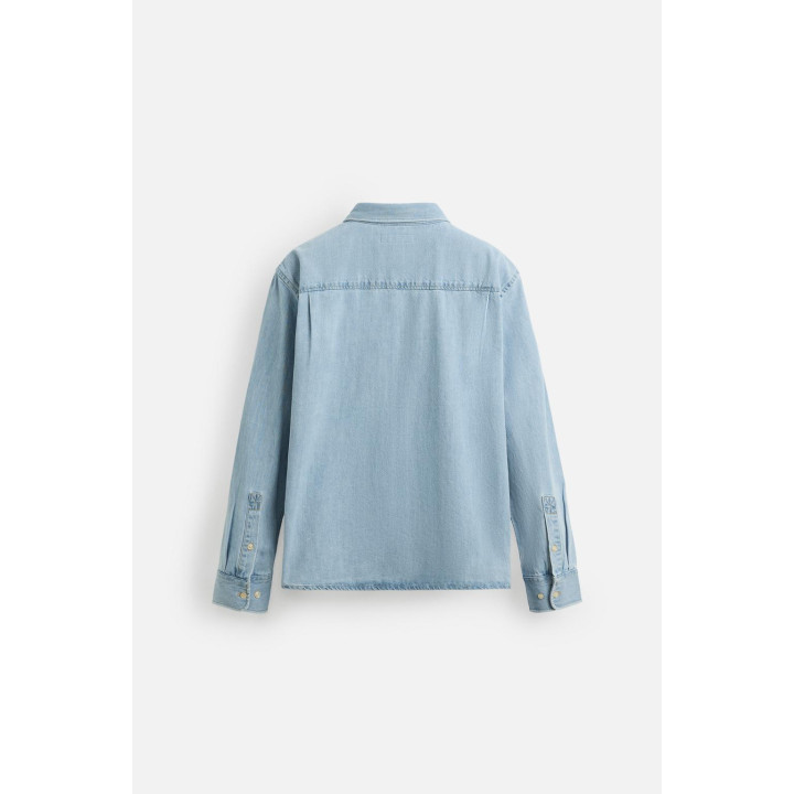 ДЖИНСОВАЯ РУБАШКА КЛАССИЧЕСКОГО КРОЯ