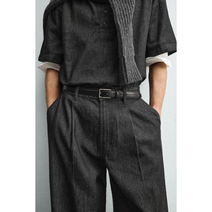 Легкие джинсы в плиссировке