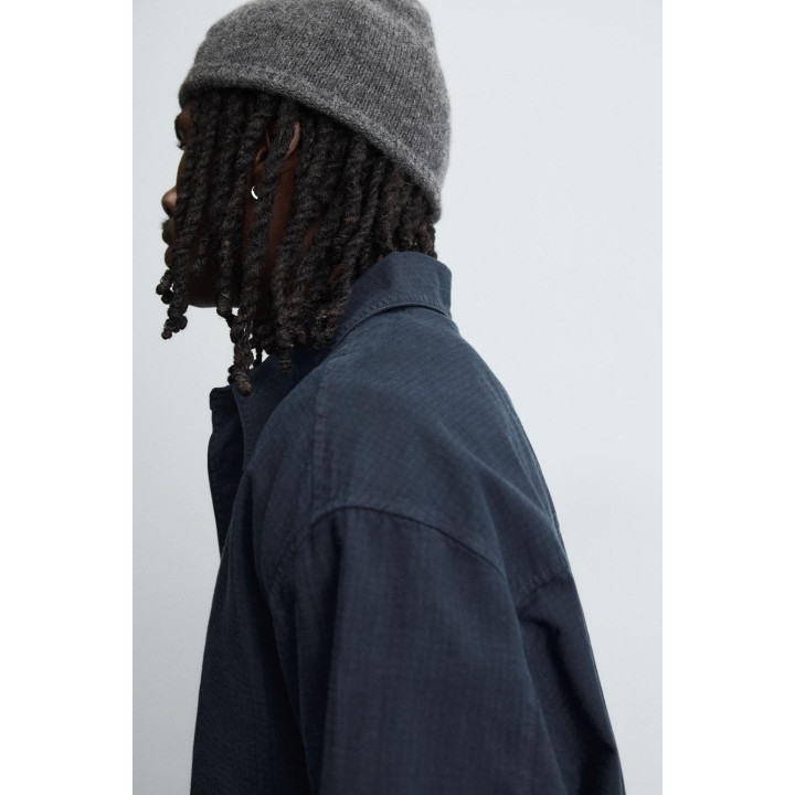 Рубашка в клетку свободного кроя