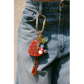 БРЕЛОК С НЕСКОЛЬКИМИ ПОДВЕСКАМИ, СЕРДЦЕМ И ЗЕРКАЛОМ