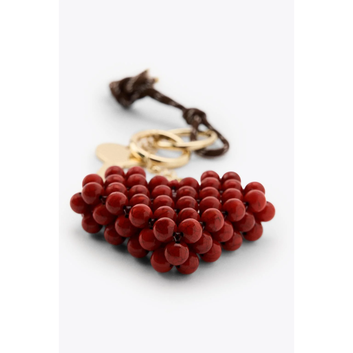 БРЕЛОК ДЛЯ КЛЮЧЕЙ С ПОДВЕСКАМИ В ФОРМЕ СЕРДЦА