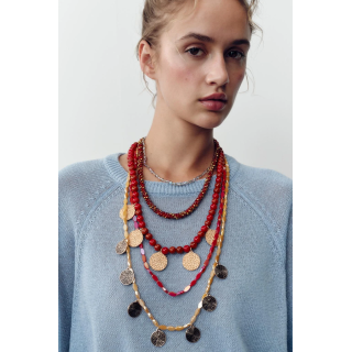 НАБОР ОЖЕРЕЛИЙ С БУСИНАМИ