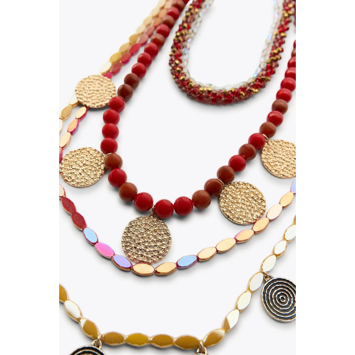 НАБОР ОЖЕРЕЛИЙ С БУСИНАМИ