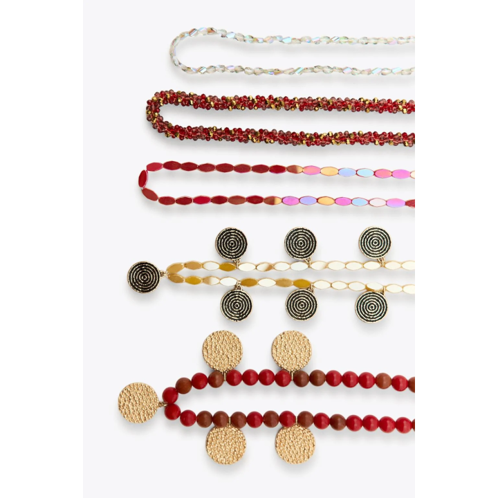 НАБОР ОЖЕРЕЛИЙ С БУСИНАМИ