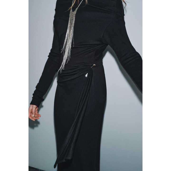 ОЖЕРЕЛЬЕ-СУМКА С ЦЕПОЧКАМИ