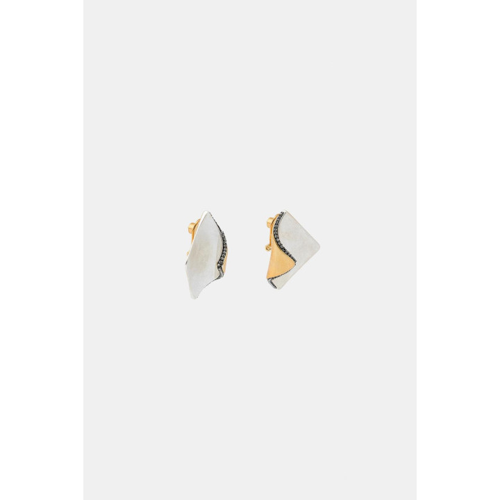 КОМБИНИРОВАННЫЕ СЕРЬГИ СО СТРАЗАМИ