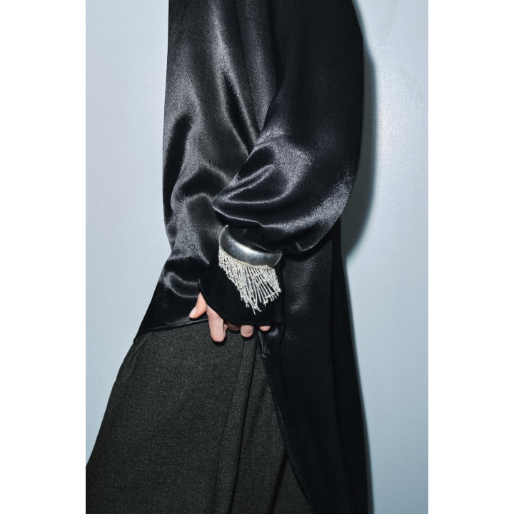 ЖЕСТКИЙ БРАСЛЕТ С ЦЕПОЧКАМИ