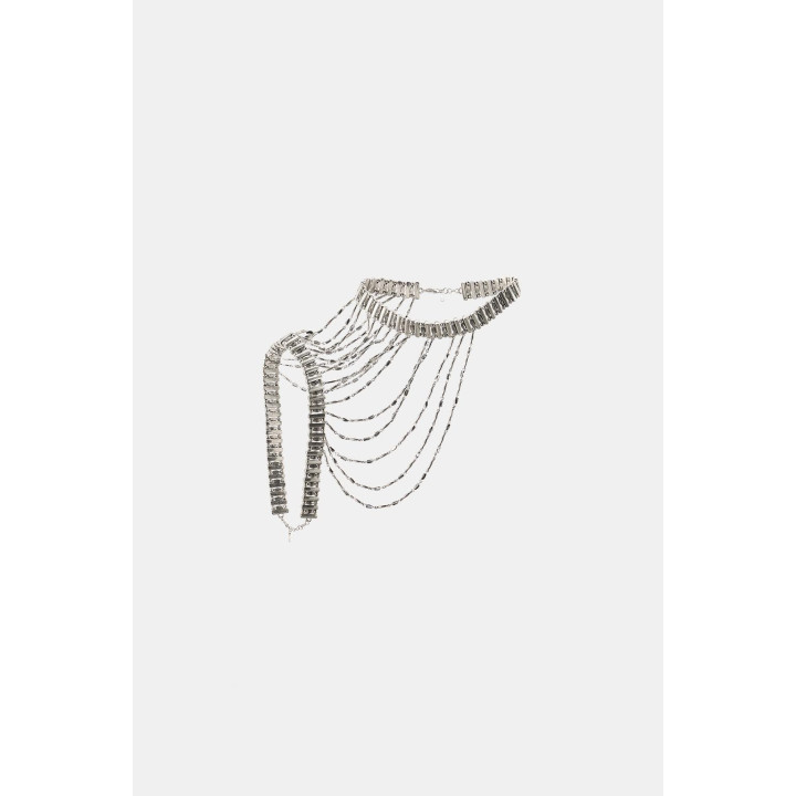 ОЖЕРЕЛЬЕ НА ПЛЕЧО ИЗ БУСИН