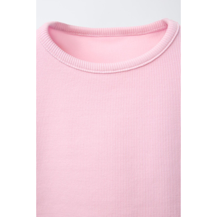 НАБОР ИЗ 2 ФУТБОЛОК В РУБЧИК С ЦВЕТОЧНЫМ ПРИНТОМ