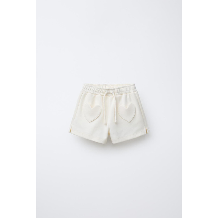 ШОРТЫ INTERLOCK С КАРМАНАМИ-СЕРДЕЧКАМИ