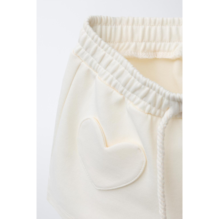 ШОРТЫ INTERLOCK С КАРМАНАМИ-СЕРДЕЧКАМИ