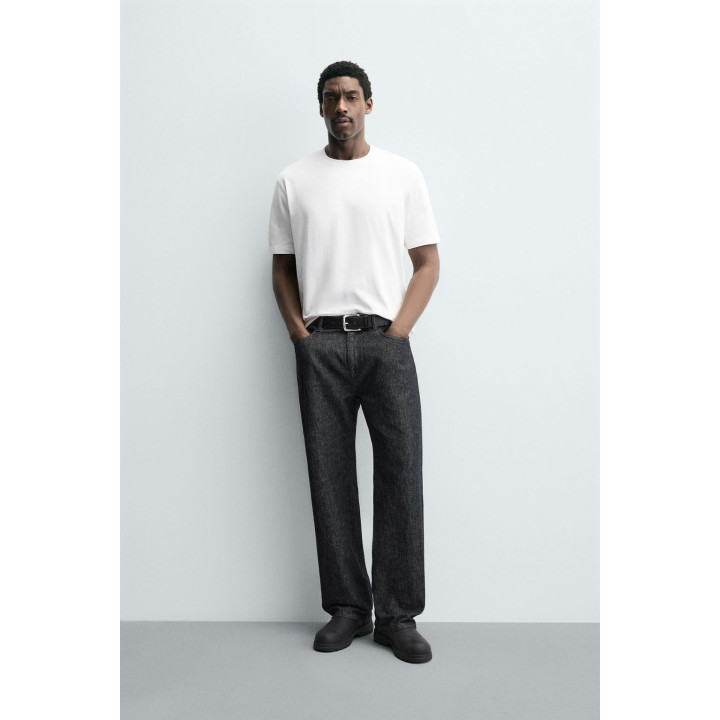 ФУТБОЛКА ИЗ ПЛОТНОГО ХЛОПКА С КОРОТКИМИ РУКАВАМИ