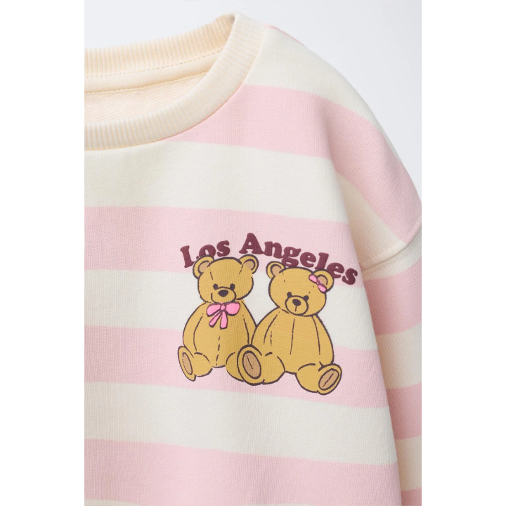 ТОЛСТОВКА В ПОЛОСКУ С МЕДВЕЖАТАМИ