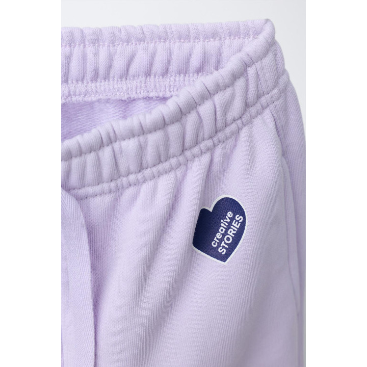 БАЗОВЫЕ БРЮКИ-ДЖОГГЕРЫ С СЕРДЕЧКОМ