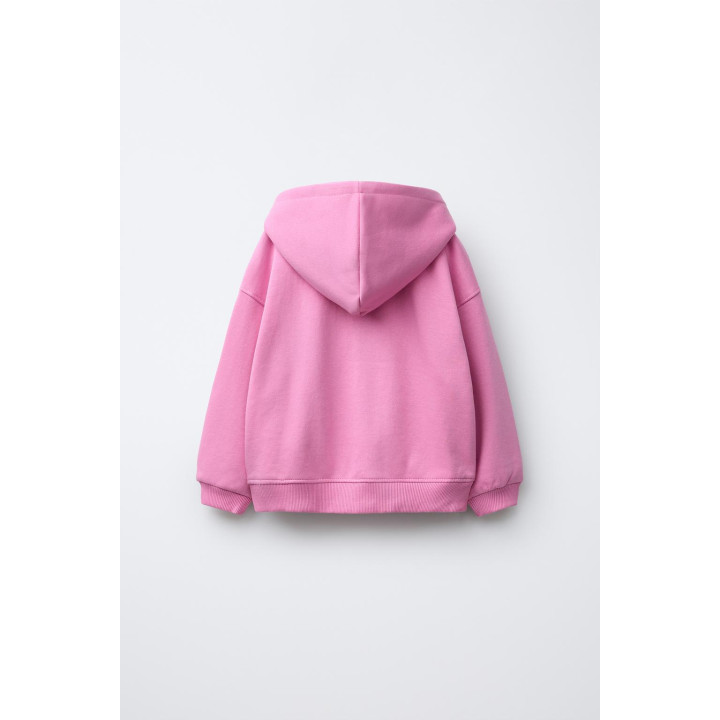 ТОЛСТОВКА НА МОЛНИИ С ПРИНТОМ «СЕРДЦЕ»