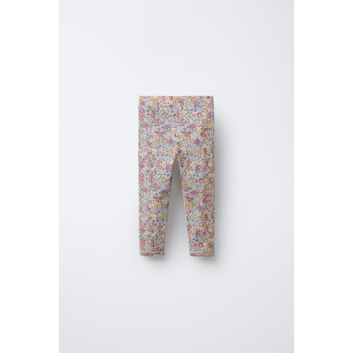 НАБОР ИЗ ДВУХ ОДНОТОННЫХ ЛЕГГИНСОВ С ПРИНТОМ