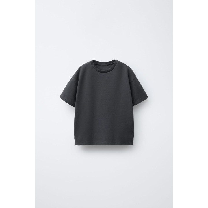 ОДНОТОННАЯ ФУТБОЛКА ИЗ ТКАНИ ИНТЕРЛОК