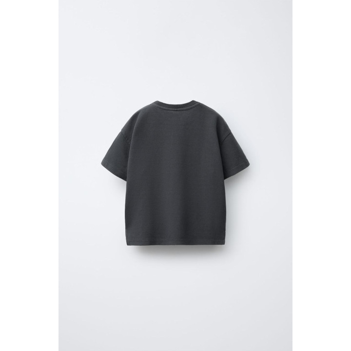 ОДНОТОННАЯ ФУТБОЛКА ИЗ ТКАНИ ИНТЕРЛОК