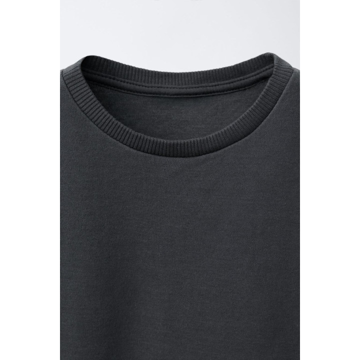 ОДНОТОННАЯ ФУТБОЛКА ИЗ ТКАНИ ИНТЕРЛОК