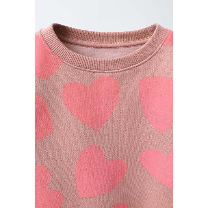 КОМПЛЕКТ ИЗ ТОЛСТОВКИ И ЛЕГИНСОВ С ПРИНТОМ