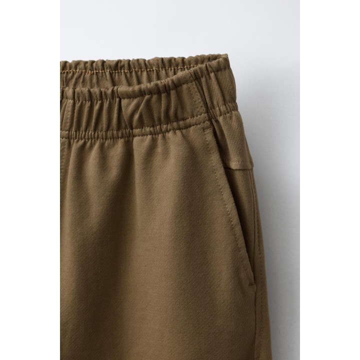 БРЮКИ-КАРГО ДЖОГГЕРЫ ИЗ МЯГКОЙ ТКАНИ