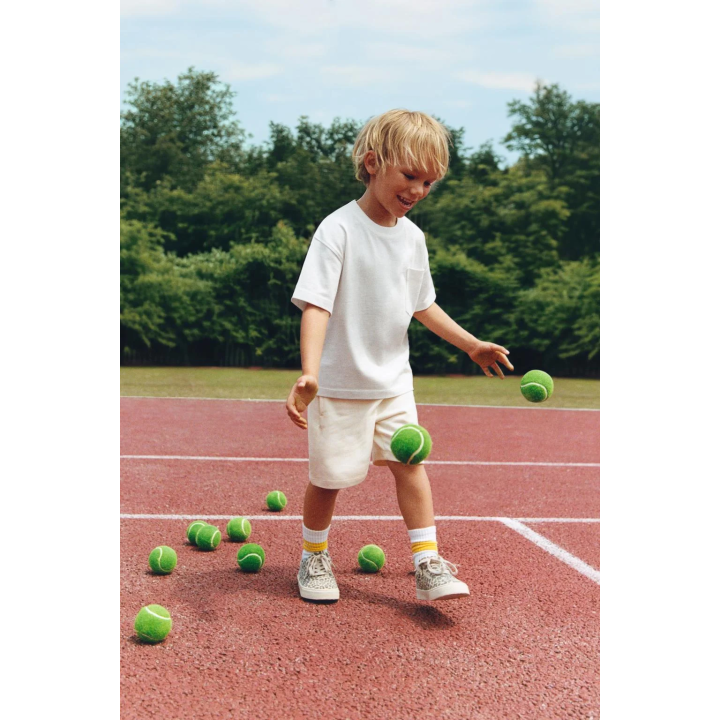 Бермуды из плюша прямого кроя с надписью