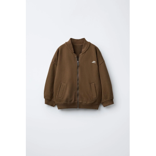 ФЛИСОВЫЙ БОМБЕР С ЛОГОТИПОМ